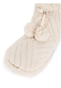 Home & Relax Kapcie WFA3241-1 Beżowy. Kolor: beżowy. Materiał: materiał #6