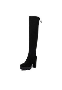 DeeZee Kozaki 23759-7-BLACK SU Czarny. Kolor: czarny. Materiał: materiał #5