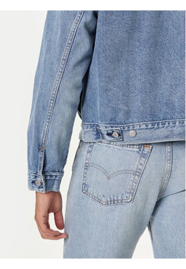 Levi's® Kurtka jeansowa Western 003O0-0000 Niebieski Relaxed Fit. Kolor: niebieski. Materiał: bawełna