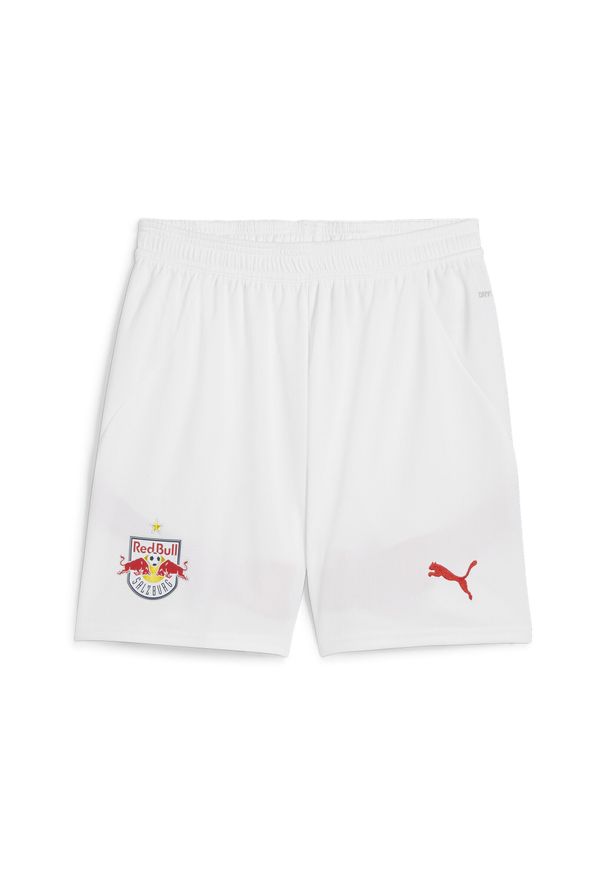 Puma - Młodzieżowe szorty FC Red Bull Salzburg 24/25 PUMA White Red. Kolor: czerwony, wielokolorowy, biały. Sport: piłka nożna