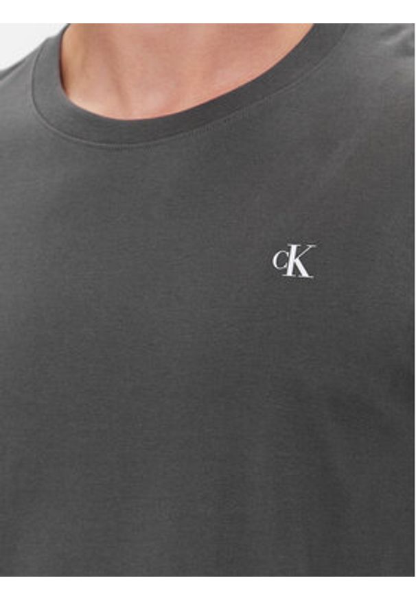 Calvin Klein Jeans Longsleeve Institutional J30J324654 Szary Regular Fit. Kolor: szary. Materiał: bawełna. Długość rękawa: długi rękaw