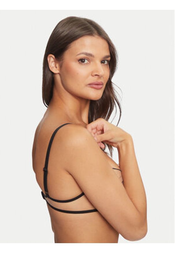 Undress Code Biustonosz z fiszbiną Wildflower 657 Czarny. Kolor: czarny. Materiał: syntetyk