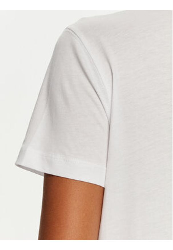 Versace Jeans Couture T-Shirt 76HAHG02 Biały Slim Fit. Kolor: biały. Materiał: bawełna
