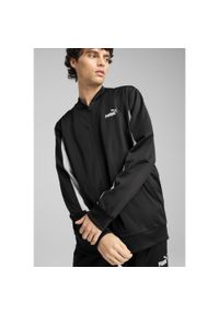 Puma - Męski dres inspirowany koszykówką z poliestru PUMA Black. Kolor: zielony, wielokolorowy, czarny, brązowy. Materiał: dresówka, poliester. Sport: koszykówka