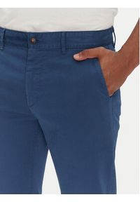 BOSS Chinosy 50510933 Niebieski Slim Fit. Kolor: niebieski. Materiał: bawełna