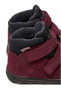 Mrugała Trzewiki Andy 6180/4-55 Bordowy. Kolor: czerwony. Materiał: skóra, zamsz #5