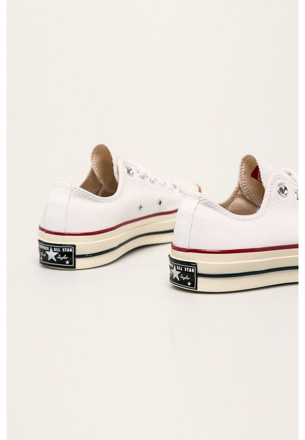 Converse - Tenisówki. Nosek buta: okrągły. Zapięcie: sznurówki. Kolor: biały. Materiał: guma