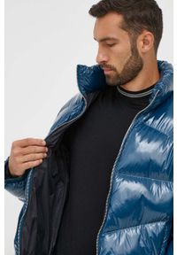 Armani Exchange kurtka puchowa męska kolor niebieski zimowa. Kolor: niebieski. Materiał: puch. Sezon: zima #6