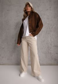 Renee - Biały T-shirt Basic Oversize z Bawełny Elusis. Okazja: na co dzień. Kolor: biały. Materiał: bawełna. Styl: casual, elegancki #8