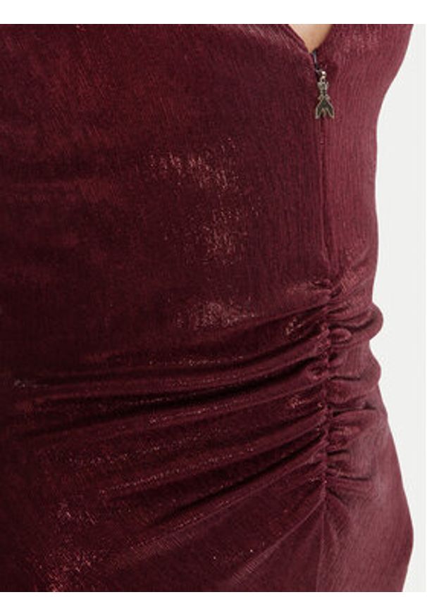 Patrizia Pepe Body 8M1735 J276 Bordowy Regular Fit. Kolor: czerwony. Materiał: syntetyk