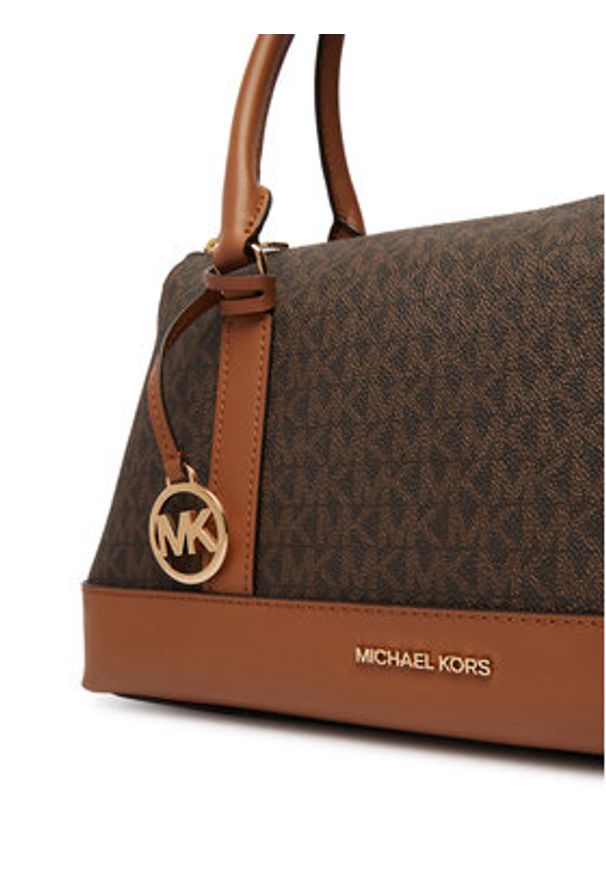 MICHAEL Michael Kors Torebka Andie 30S6G3PS2B Brązowy. Kolor: brązowy. Materiał: skórzane