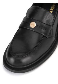 MEXX Mokasyny MX/011C-GRD Czarny. Kolor: czarny. Materiał: skóra