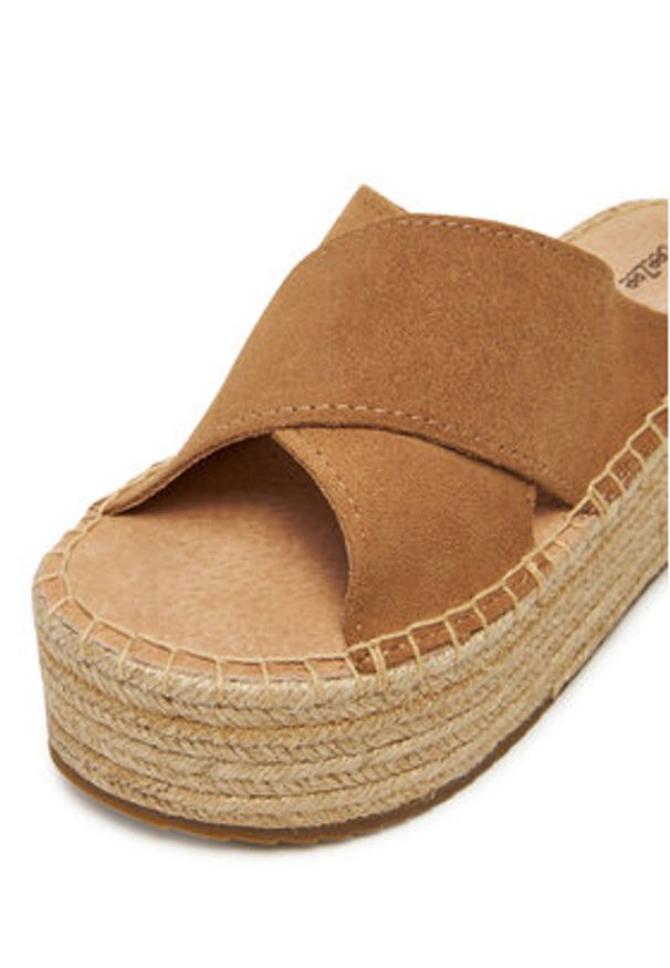 DeeZee Espadryle 42422 Brązowy. Kolor: brązowy. Materiał: materiał