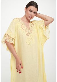 Ermanno Scervino Life - Sukienka lniana ERMANNO SCERVINO LIFE. Materiał: len