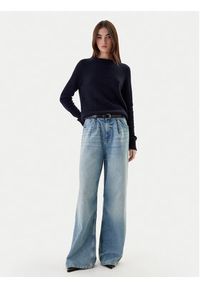 BOSS Sweter C_Fesperanasy 50548930 Granatowy Regular Fit. Kolor: niebieski. Materiał: wełna #5