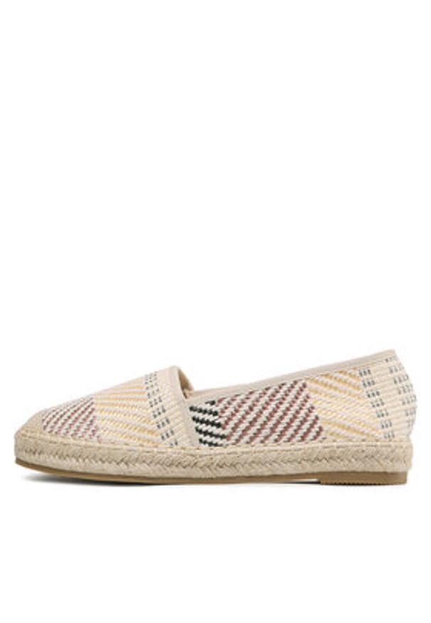 DeeZee Espadryle WSS990-146 Beżowy. Kolor: beżowy. Materiał: materiał