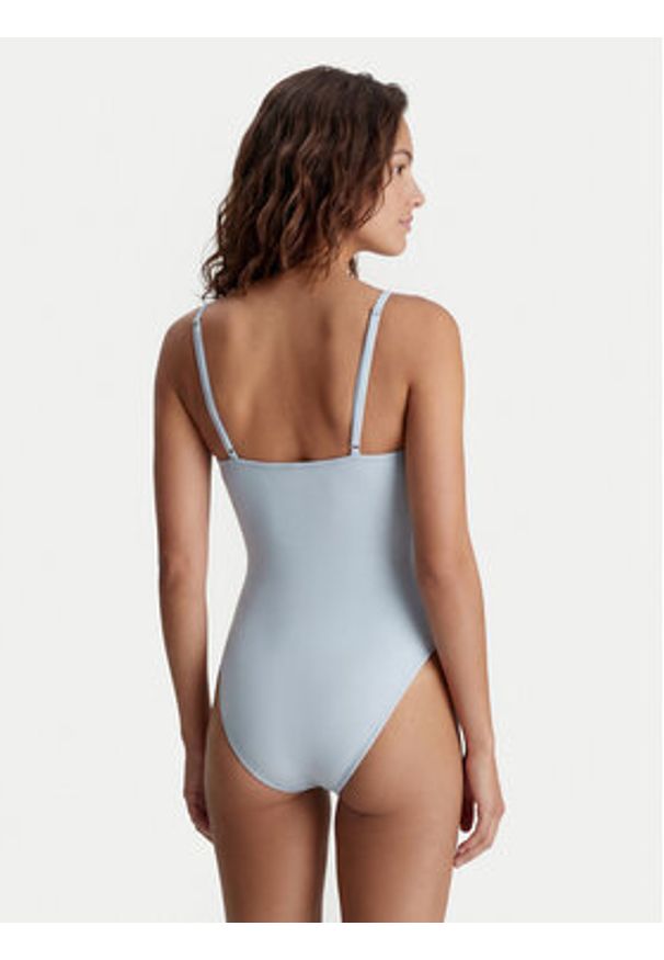 Calvin Klein Swimwear Strój kąpielowy LV00Q61217 Niebieski. Kolor: niebieski. Materiał: syntetyk