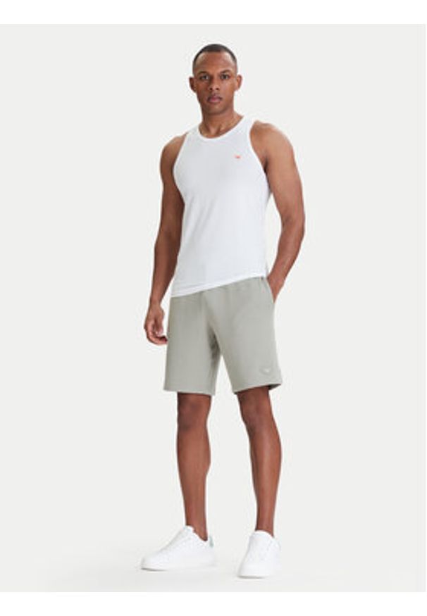 Emporio Armani Underwear Tank top EM000385 AF18891 U0002 Biały Slim Fit. Kolor: biały. Materiał: bawełna