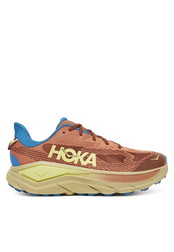 HOKA - Hoka Buty do biegania Challenger 8 1168718 Brązowy. Kolor: brązowy. Materiał: materiał
