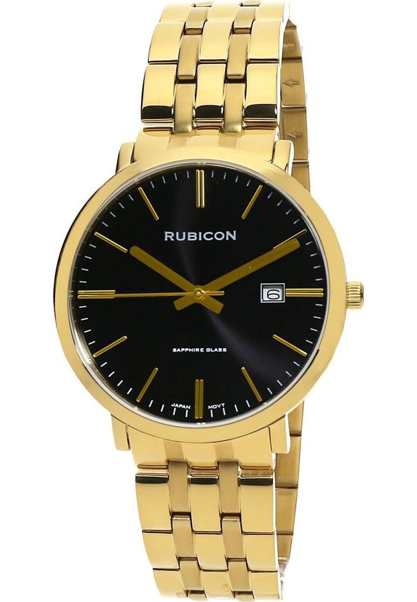 Zegarek Rubicon Zegarek męski Rubicon RBN191 złoty. Kolor: złoty