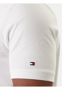 TOMMY HILFIGER - Tommy Hilfiger T-Shirt Brand Love MW0MW41453 Biały Regular Fit. Kolor: biały. Materiał: bawełna #7