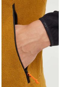 Salewa bluza sportowa Paganella kolor brązowy wzorzysta. Kolor: brązowy. Materiał: polar, syntetyk, skóra, materiał. Styl: sportowy #3