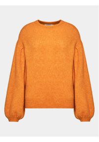 Moss Copenhagen Sweter Mschlillian 17725 Pomarańczowy Loose Fit. Kolor: pomarańczowy