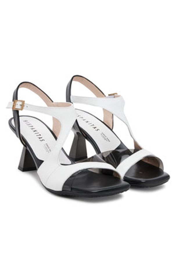 Hispanitas Sandały Danielle HV253913 Biały. Kolor: biały. Materiał: skóra