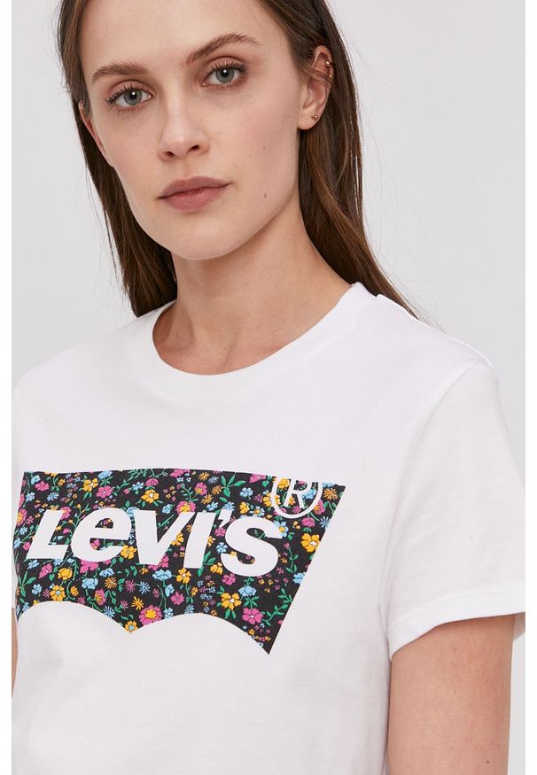 Levi's® - Levi's - Koszula. Okazja: na spotkanie biznesowe. Kolor: biały. Materiał: tkanina, len. Styl: biznesowy
