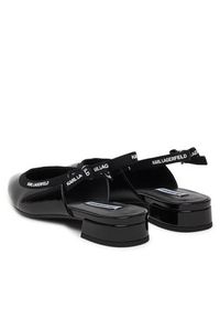 Karl Lagerfeld - KARL LAGERFELD Baleriny Kerrie KL40159 Czarny. Kolor: czarny. Materiał: skóra #3