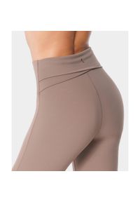 Legginsy sportowe dla kobiet z kopertowym tyłem Carpatree Balletcore. Stan: podwyższony. Kolor: szary. Sport: fitness