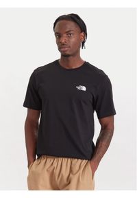 The North Face T-Shirt NSE Box Raku Horse Infill NF0A8EGU Czarny Regular Fit. Kolor: czarny. Materiał: bawełna