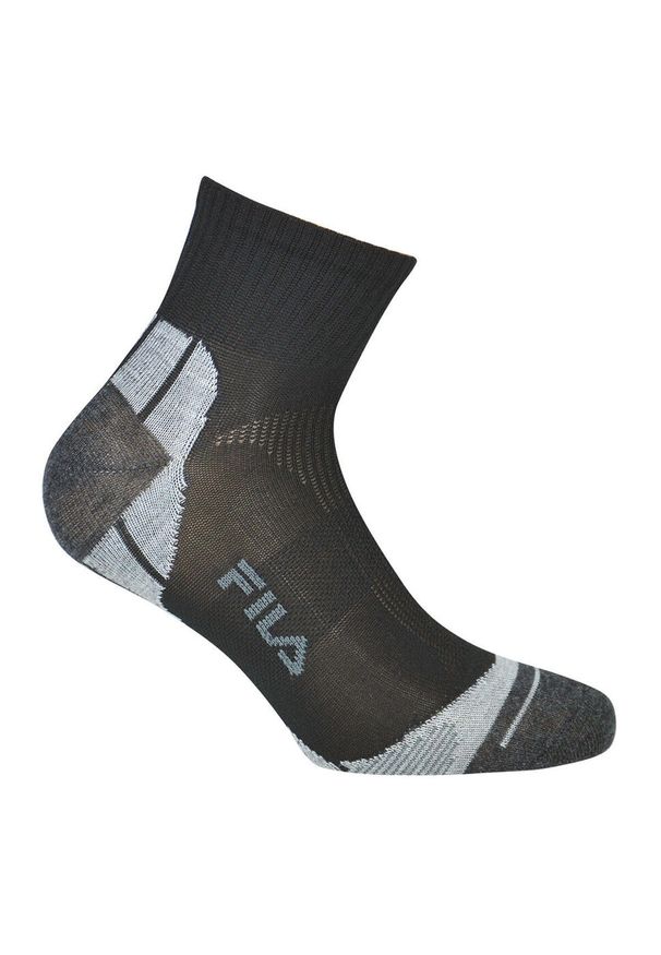 Fila Skarpetki Średnio Wysokie 3-Pak Czarne 39-42 Mieszanka Bawełniana. Kolor: czarny. Materiał: bawełna