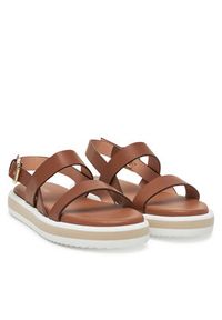 Pollini Sandały SA16483G0MTC0230 Brązowy. Kolor: brązowy. Materiał: skóra #5