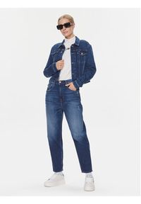 Tommy Jeans Kurtka jeansowa Izzie DW0DW17211 Granatowy Slim Fit. Kolor: niebieski. Materiał: bawełna #5