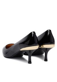 Love Moschino - LOVE MOSCHINO Czółenka JA10326G1OIH0000 Czarny. Kolor: czarny. Materiał: skóra #4