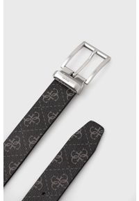 Guess pasek dwustronny męski kolor czarny. Kolor: czarny #2