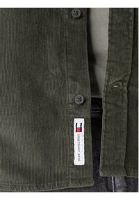Tommy Jeans Koszula Baby Cord DM0DM22021 Zielony Regular Fit. Kolor: zielony. Materiał: bawełna #4