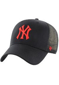 47 Brand - Czapka z daszkiem dla dorosłych MLB New York Yankees Branson Cap. Kolor: czarny. Materiał: bawełna, poliester