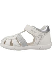 Sandały Geox Model B Sandal Zapito Girl Kolor Biały. Kolor: biały. Materiał: tkanina