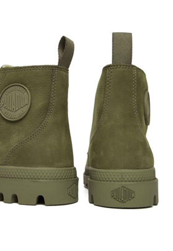 Palladium Trapery Pampa Hi Nbk 79495-308-M Zielony. Kolor: zielony. Materiał: nubuk, skóra
