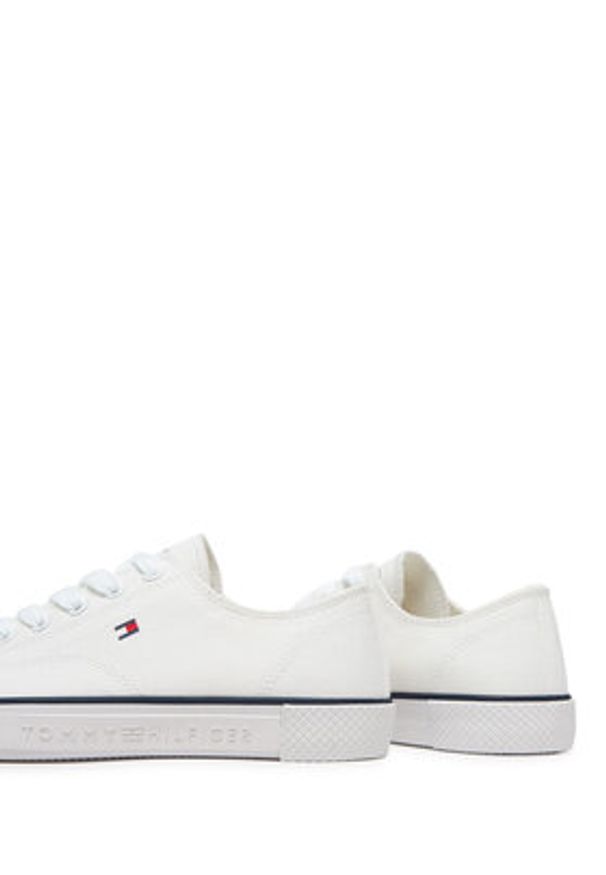 TOMMY HILFIGER - Tommy Hilfiger Trampki T3X9-33846-0890100 Biały. Kolor: biały. Materiał: materiał