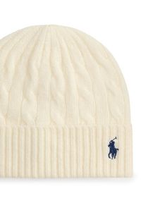 Polo Ralph Lauren Czapka 455981442003 Beżowy. Kolor: beżowy. Materiał: wełna #3
