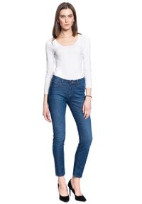 Lee - LEE ELLY DAMSKIE SPODNIE JEANSOWE DARK GARNER L305DJUV #4