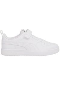 Puma - Dziecięce/Kids Rickie Ac Ps Faux Leather Trainers. Kolor: biały. Sport: turystyka piesza
