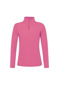 Damski polar 1/4 zip Protest Refabriz. Kolor: różowy. Materiał: polar. Sezon: zima. Sport: narciarstwo