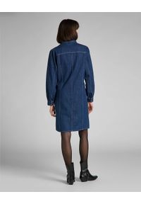 Lee - LEE VOLUME SLEEVE DRESS DAMSKA SUKIENKA JEANSOWA RINSE L50INA36 112140195. Materiał: jeans #3