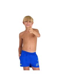 Spodenki chłopięce szorty kąpielowe na plażę basen Arena Beach Boxer. Kolor: niebieski, zielony, wielokolorowy