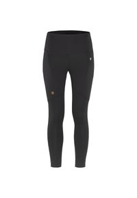 Fjällräven - Legginsy damskie Fjallraven Abisko Tights. Kolor: czarny, szary, wielokolorowy. Sport: turystyka piesza