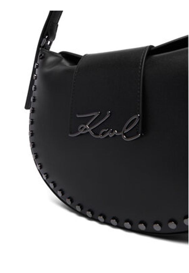 Karl Lagerfeld - KARL LAGERFELD Torebka B1W30198 Czarny. Kolor: czarny. Materiał: skórzane